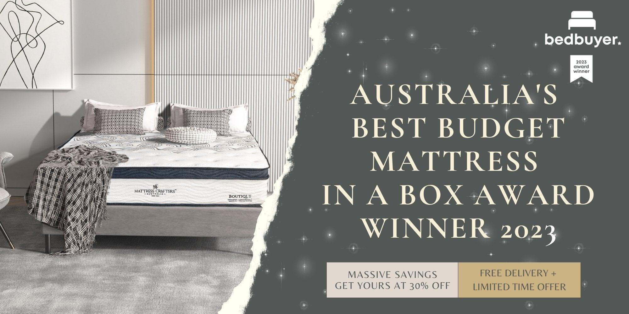 The Quest for Better Sleep: A Journey Celebrated by the Best Budget Mattress in a Box Award of 2023 in Australia - Mattress Crafters