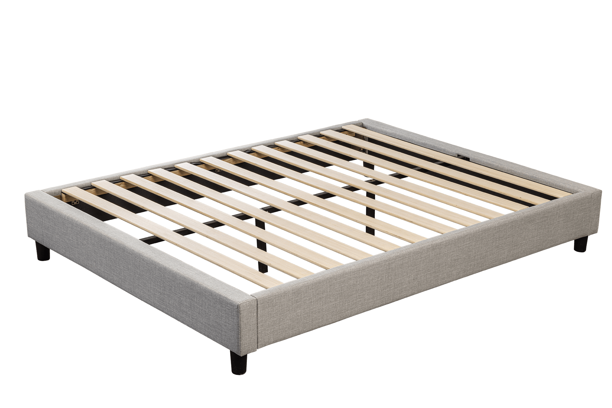 Upholstered Portabase Bed Base - Grey - Mattress Crafters