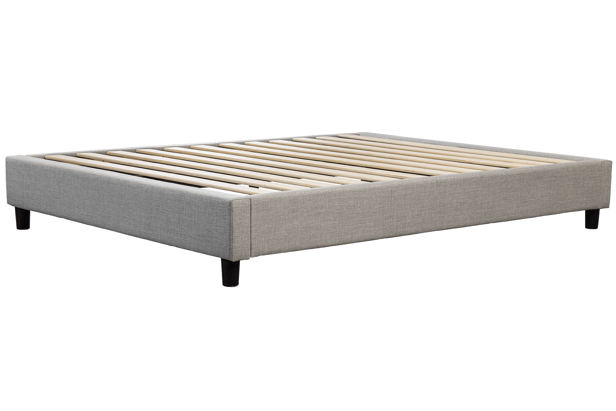 Upholstered Portabase Bed Base - Grey - Mattress Crafters