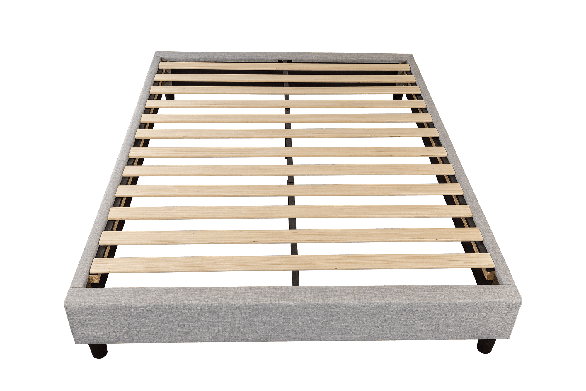 Upholstered Portabase Bed Base - Grey - Mattress Crafters