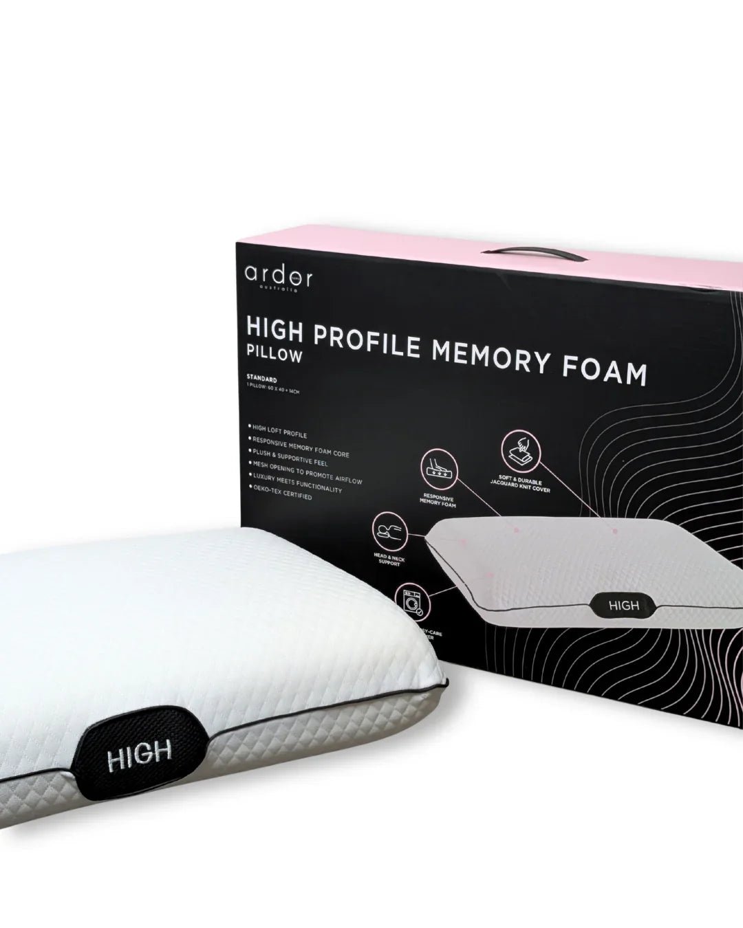 ARDOR Balance High 3.0 Memory Foam Pillow