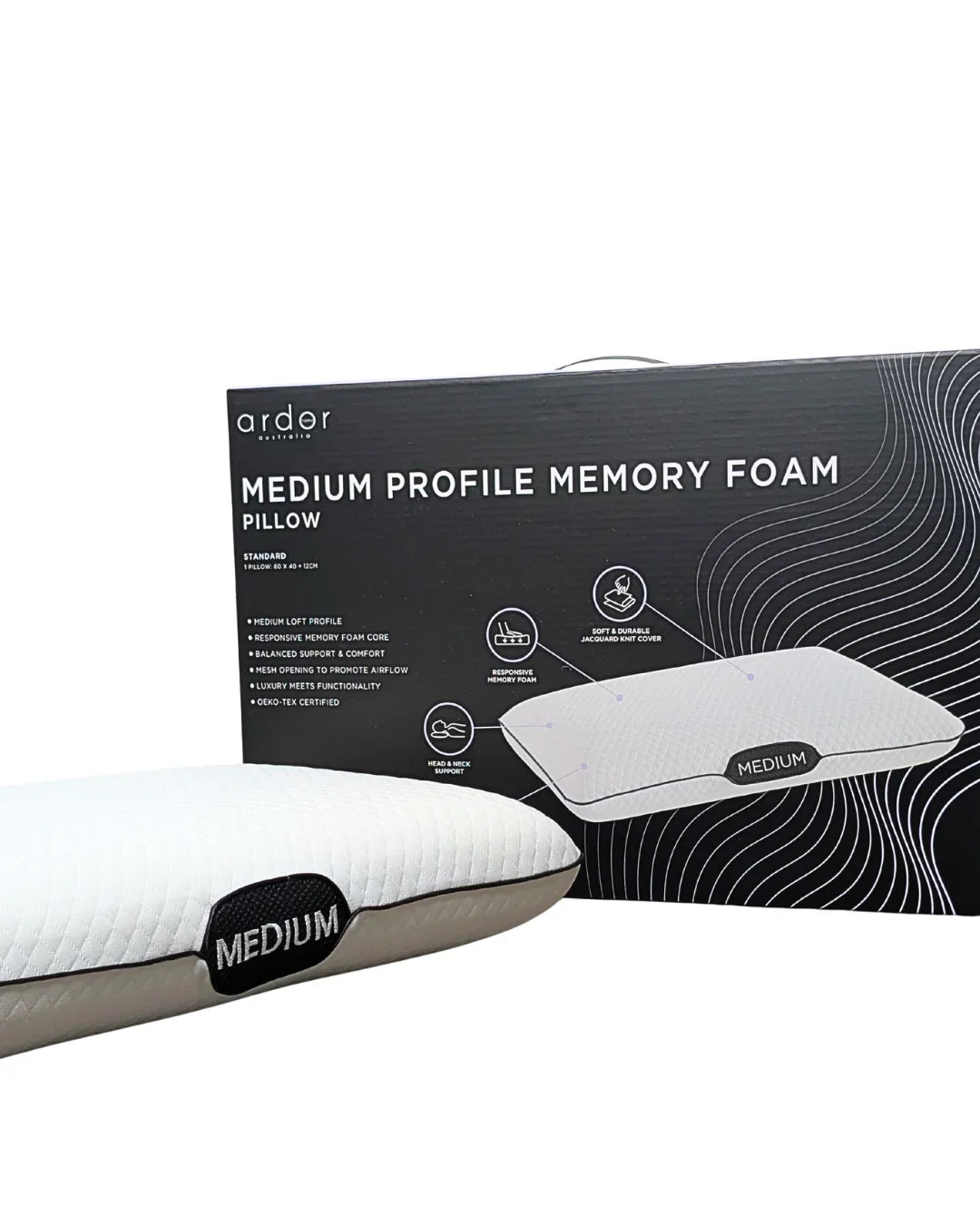 ARDOR Balance Medium 2.0 Memory Foam Pillow