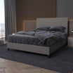 Bedhead & Bed Base Bundle (Upholstered Portabase - Light Grey) - Mattress Crafters