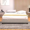 Upholstered Portabase Bed Base - Grey - Mattress Crafters