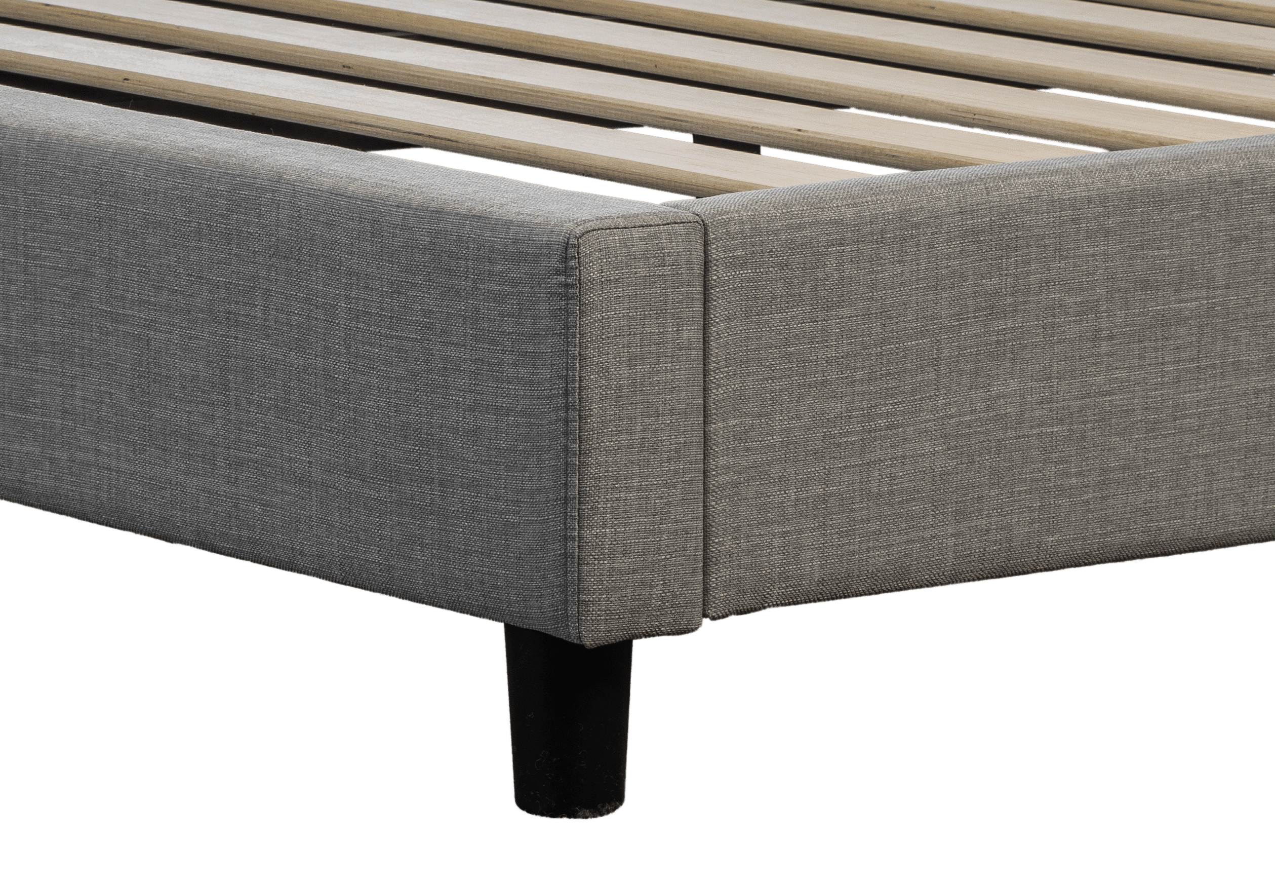Upholstered Portabase Bed Base - Grey - Mattress Crafters