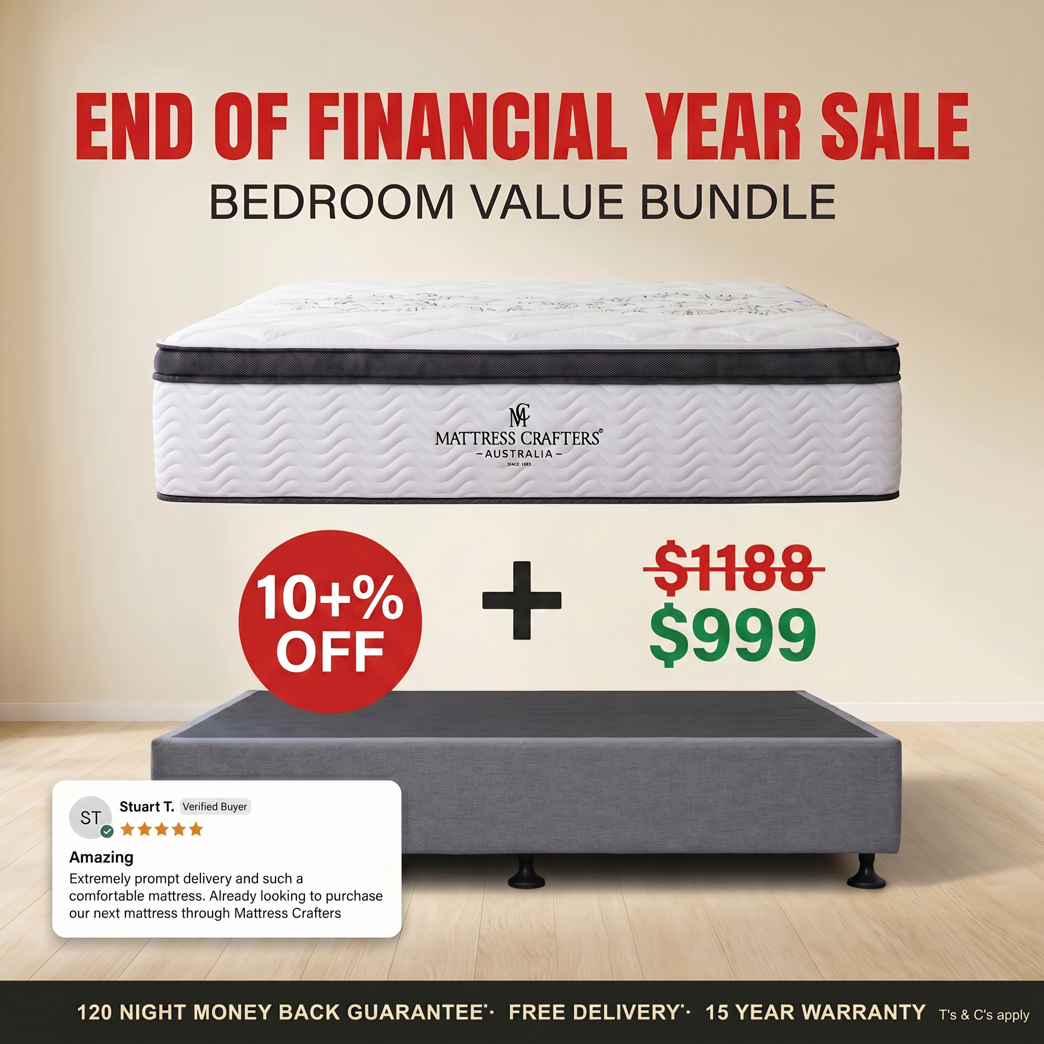 Queen Mattress + Base Bundle