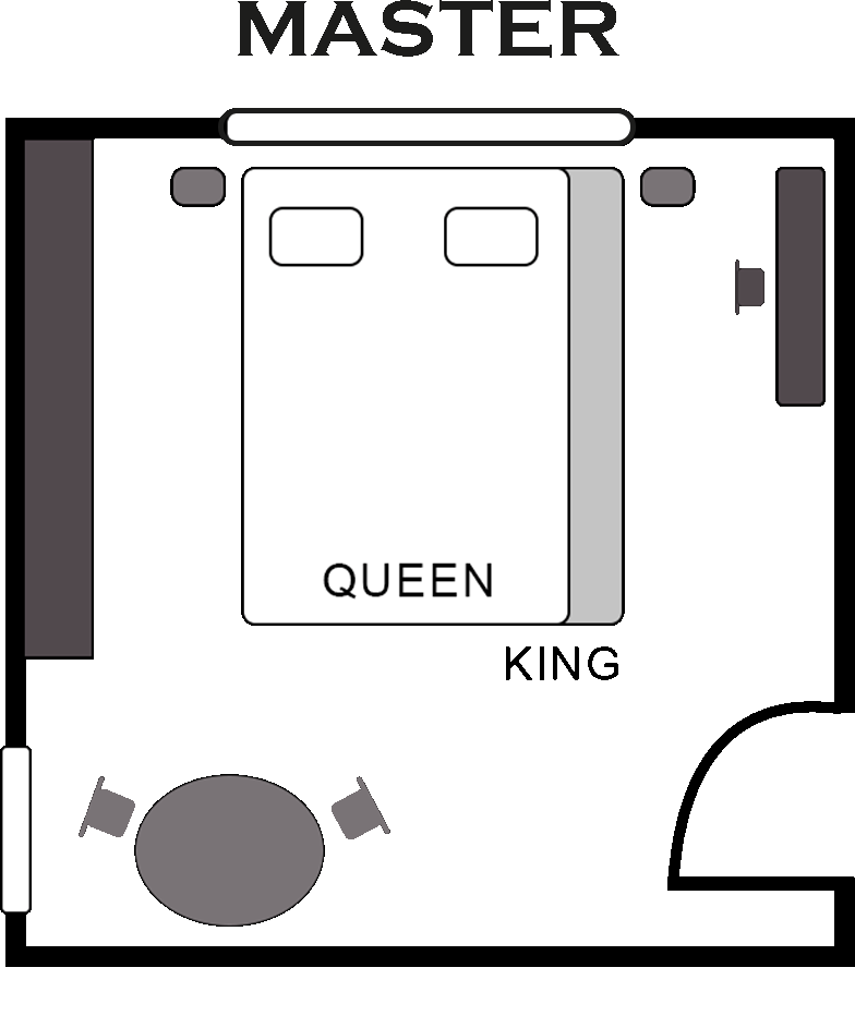 master bedroom size and floorplan design