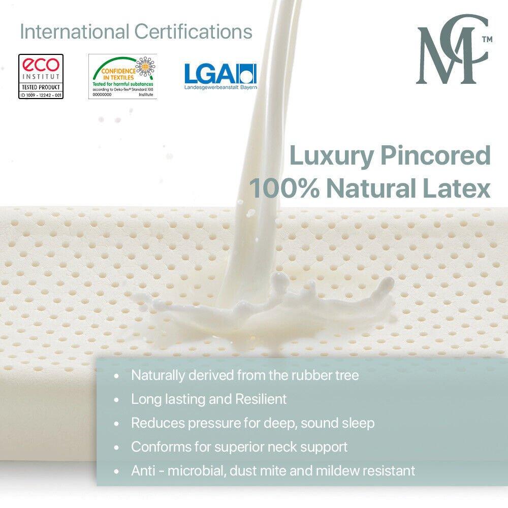 Standard Natural Latex Pillow - Mattress Crafters