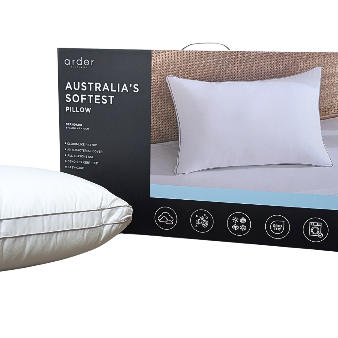ARDOR Australia's Softest 1100gm Plush Fibre Pillow