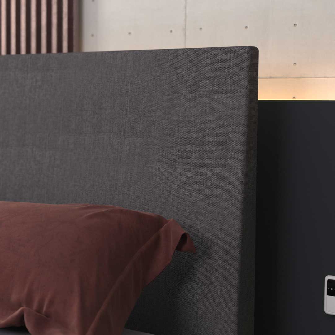 Coco Bedhead #Color_Dark Grey