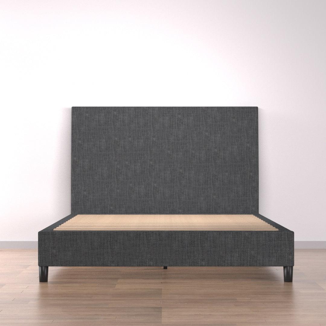Bedhead & Bed Base Bundle (Upholstered Portabase - Graphite) - Mattress Crafters