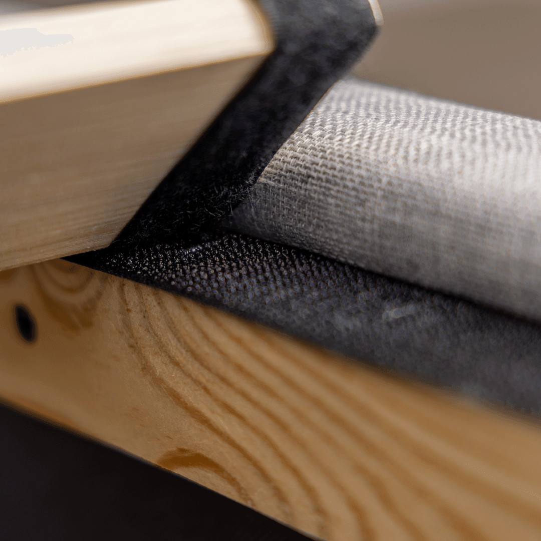 Upholstered Portabase Bed Base - Grey - Mattress Crafters