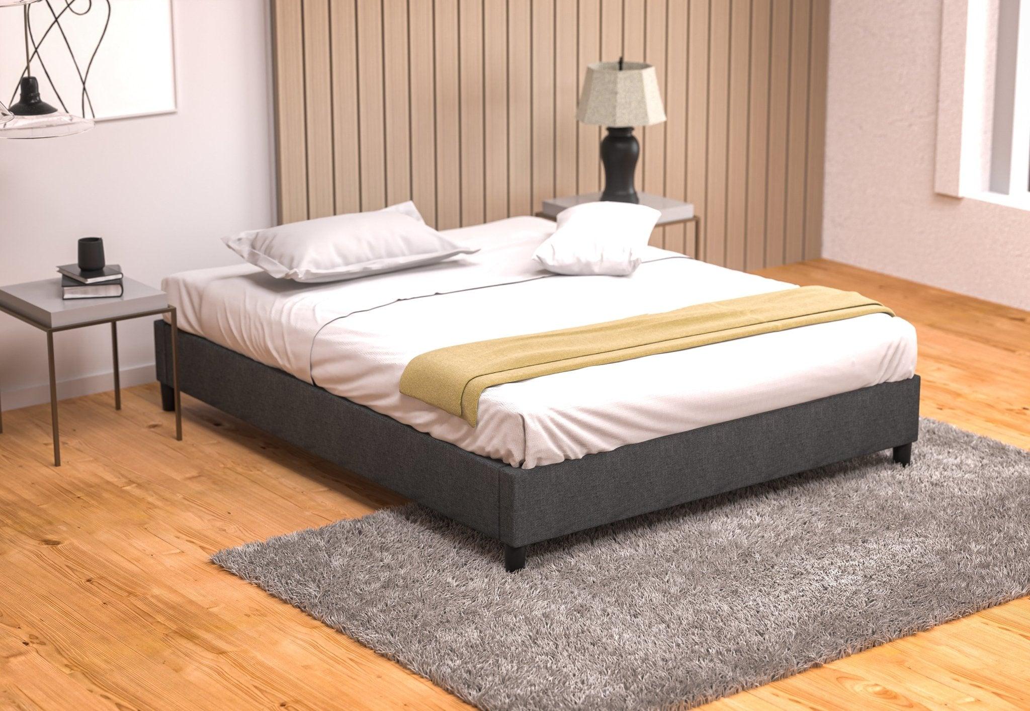 Upholstered Portabase Bed Base - Graphite - Mattress Crafters
