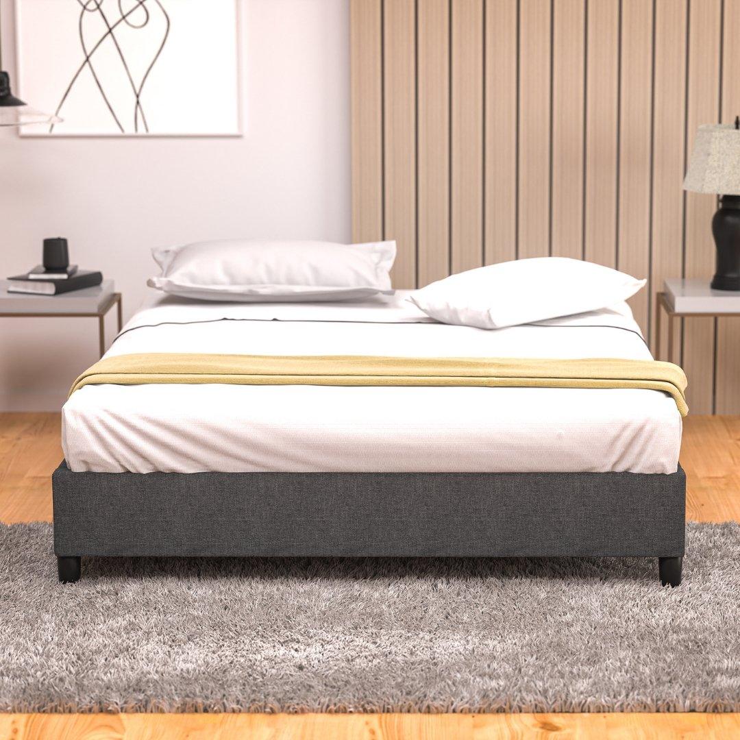 Upholstered Portabase Bed Base - Graphite - Mattress Crafters