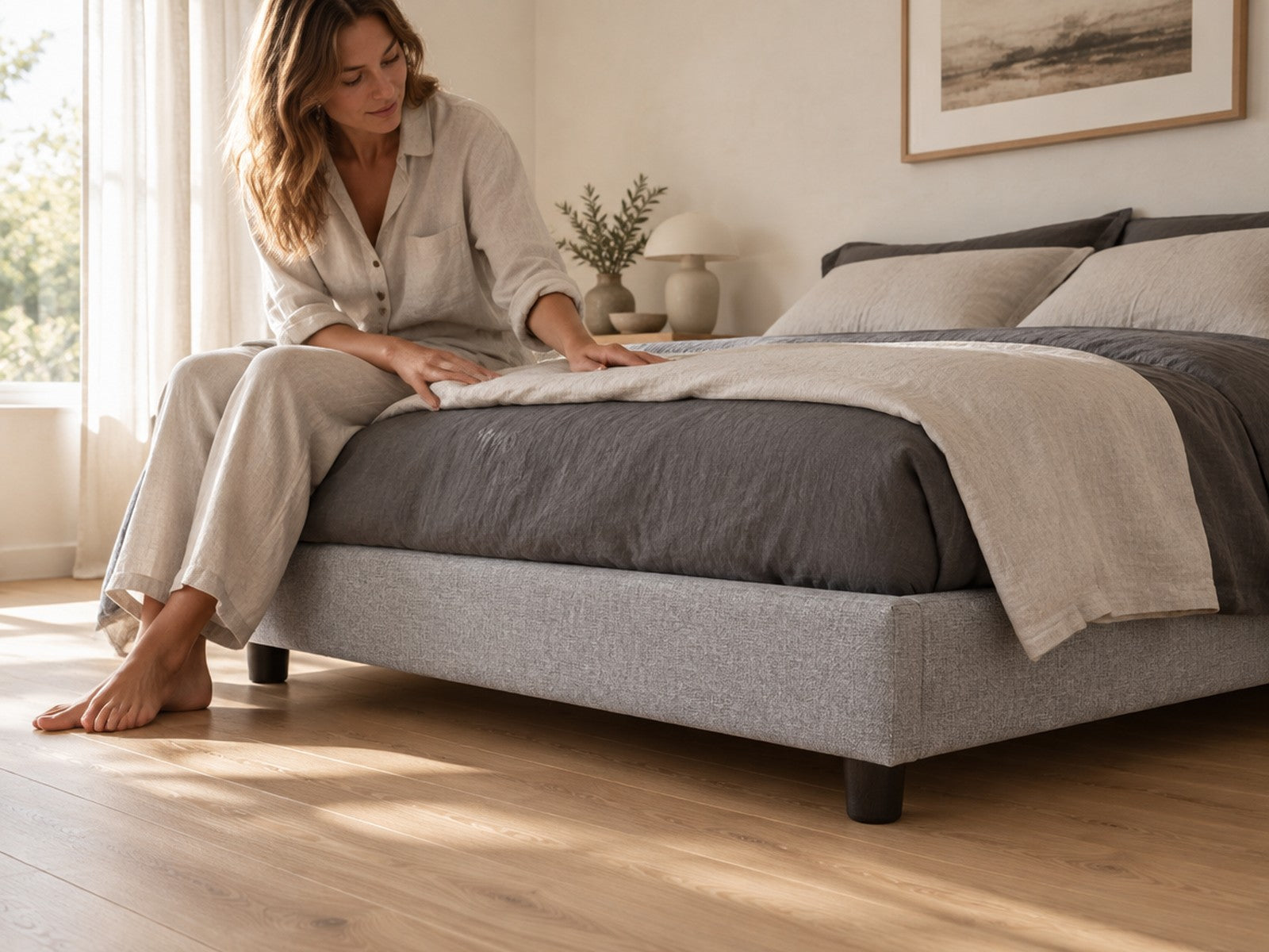 Upholstered Portabase Bed Base view 4
