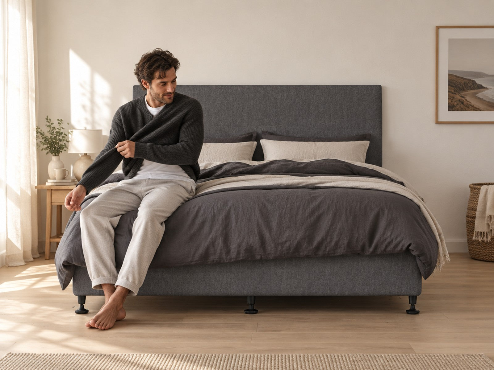 Bedhead and Activ8 Base Bundle in Dark Grey view 4