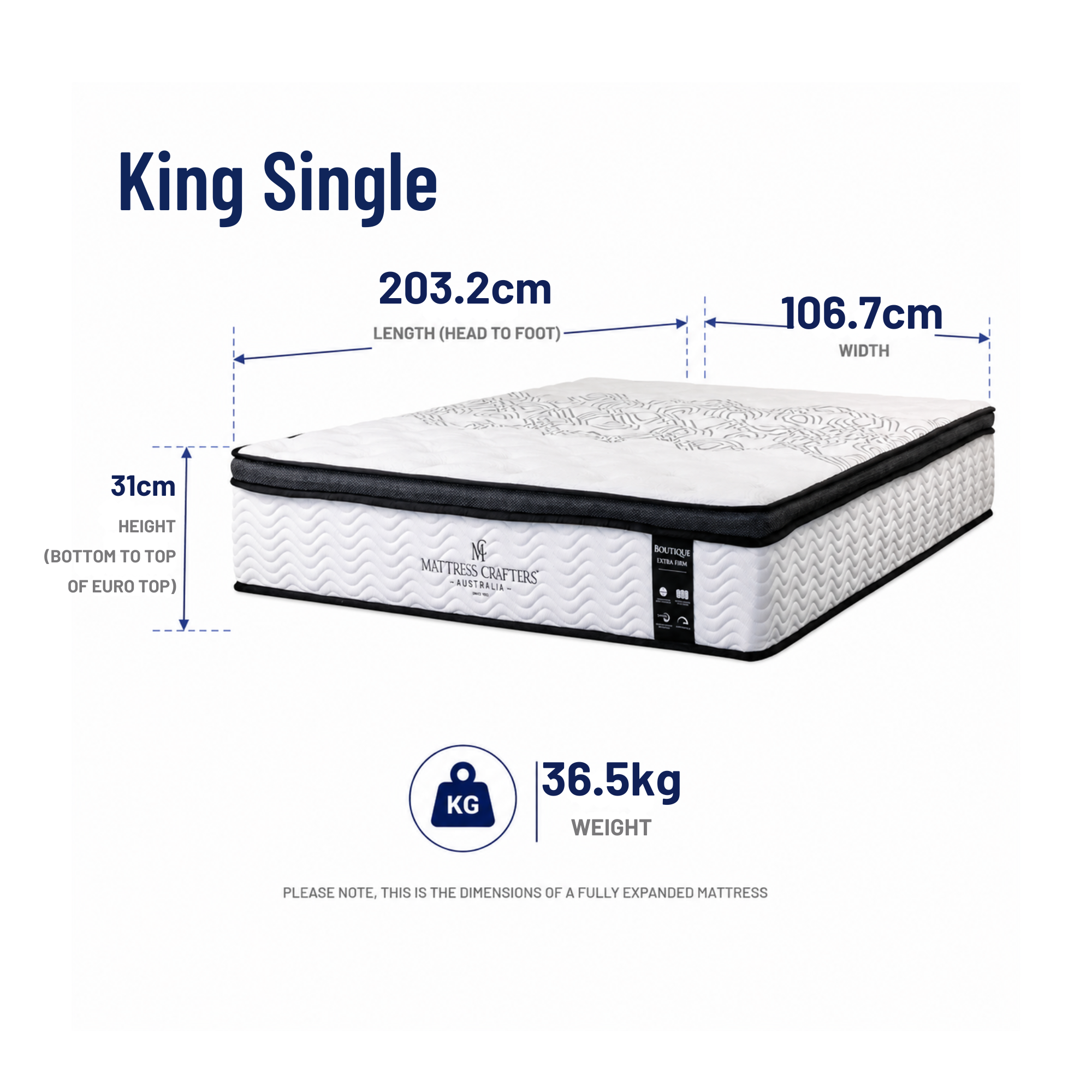 Boutique Extra Firm Mattress