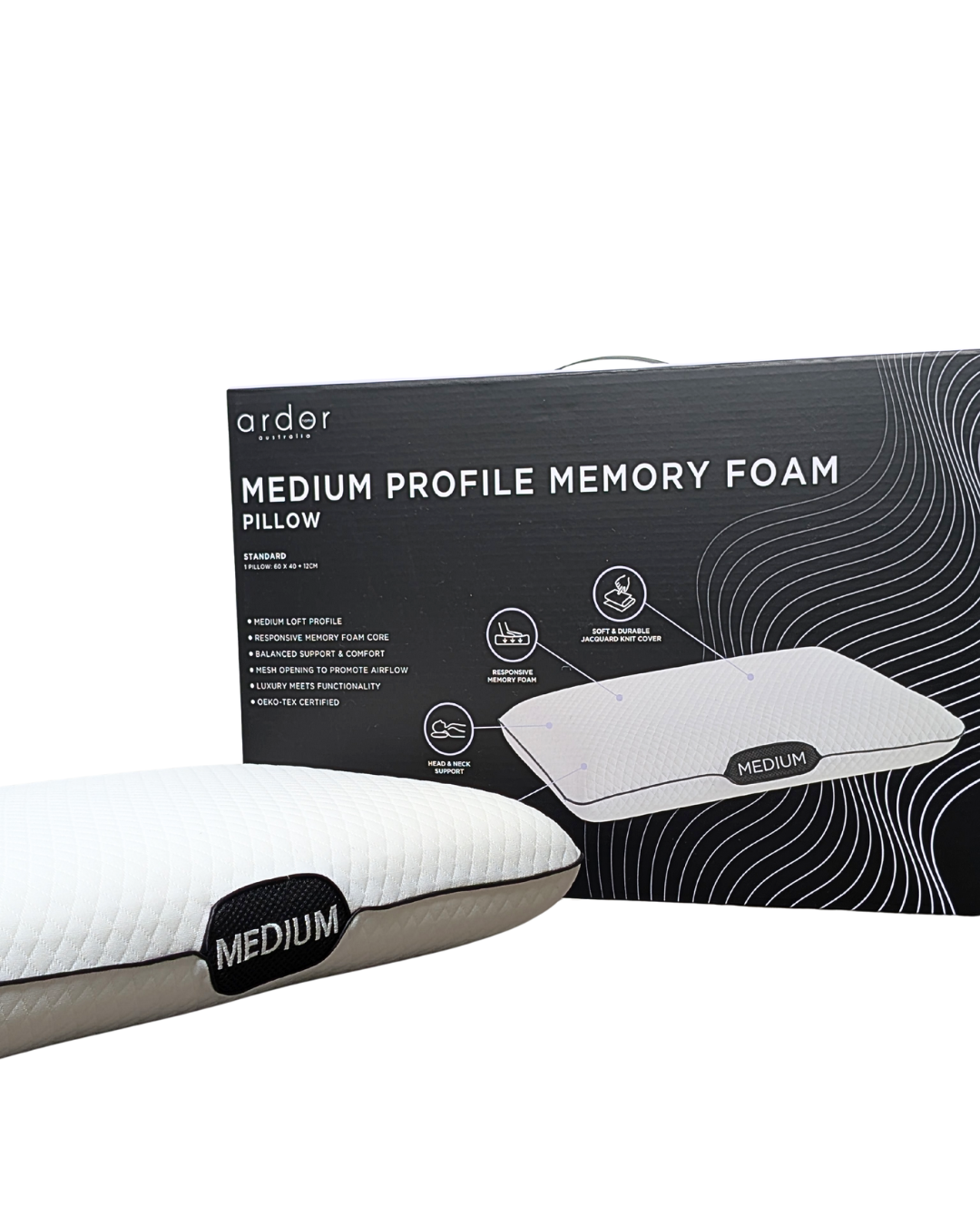 ARDOR Balance Medium 2.0 Memory Foam Pillow