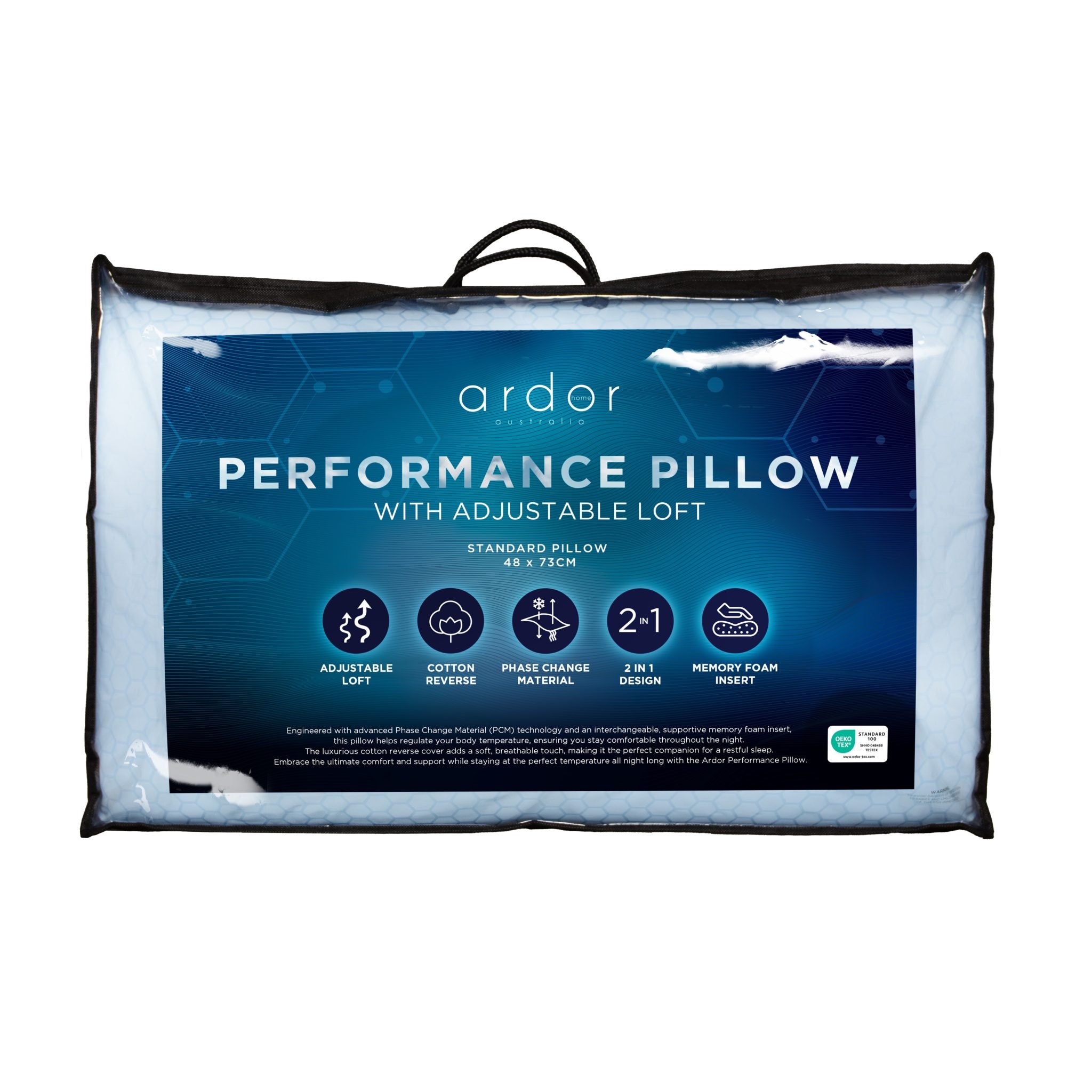ARDOR Glacier Performance Cooling Adjustable Pillow