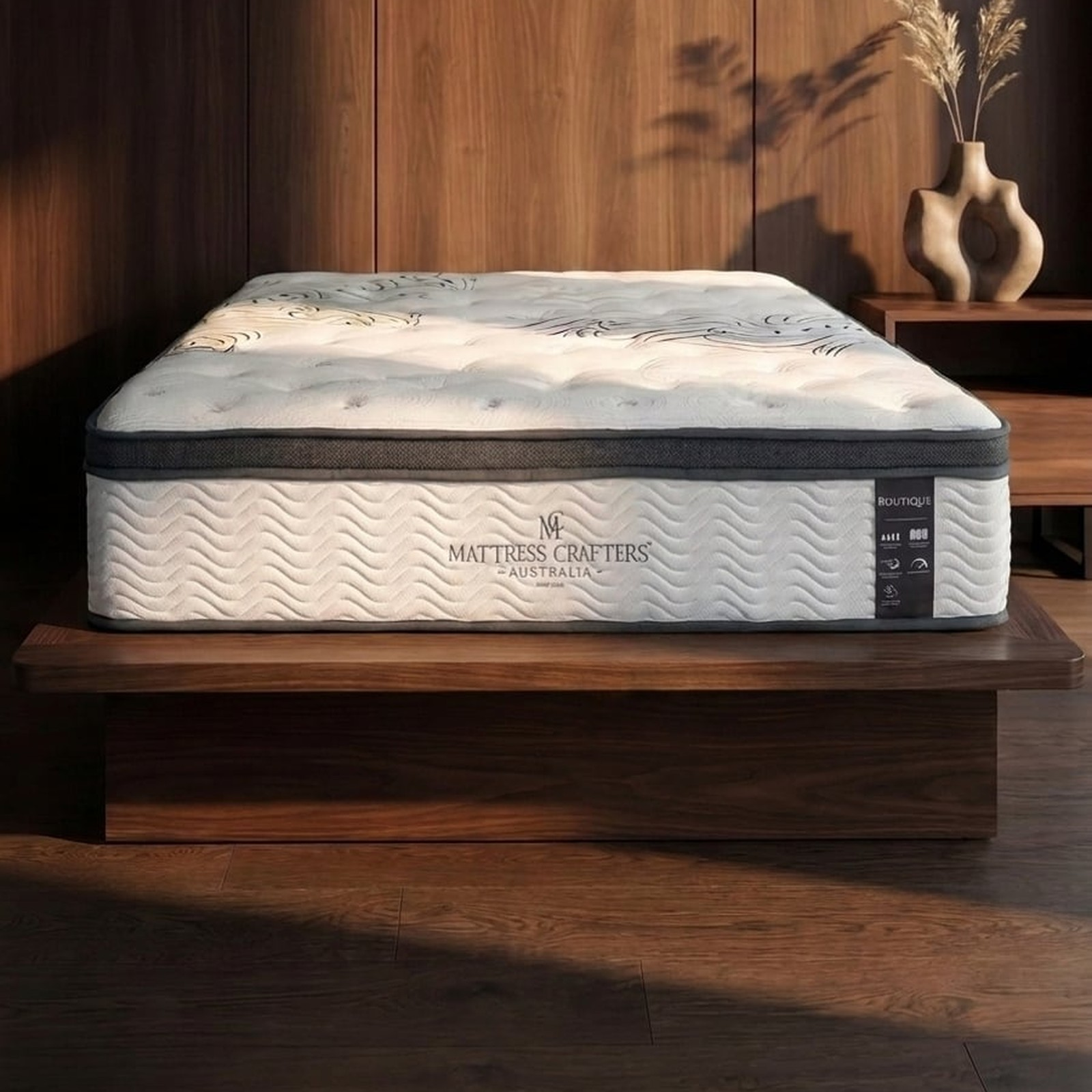 Boutique Mattress in a bedroom