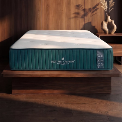 Boutique Craft Cell Mattress in a bedroom