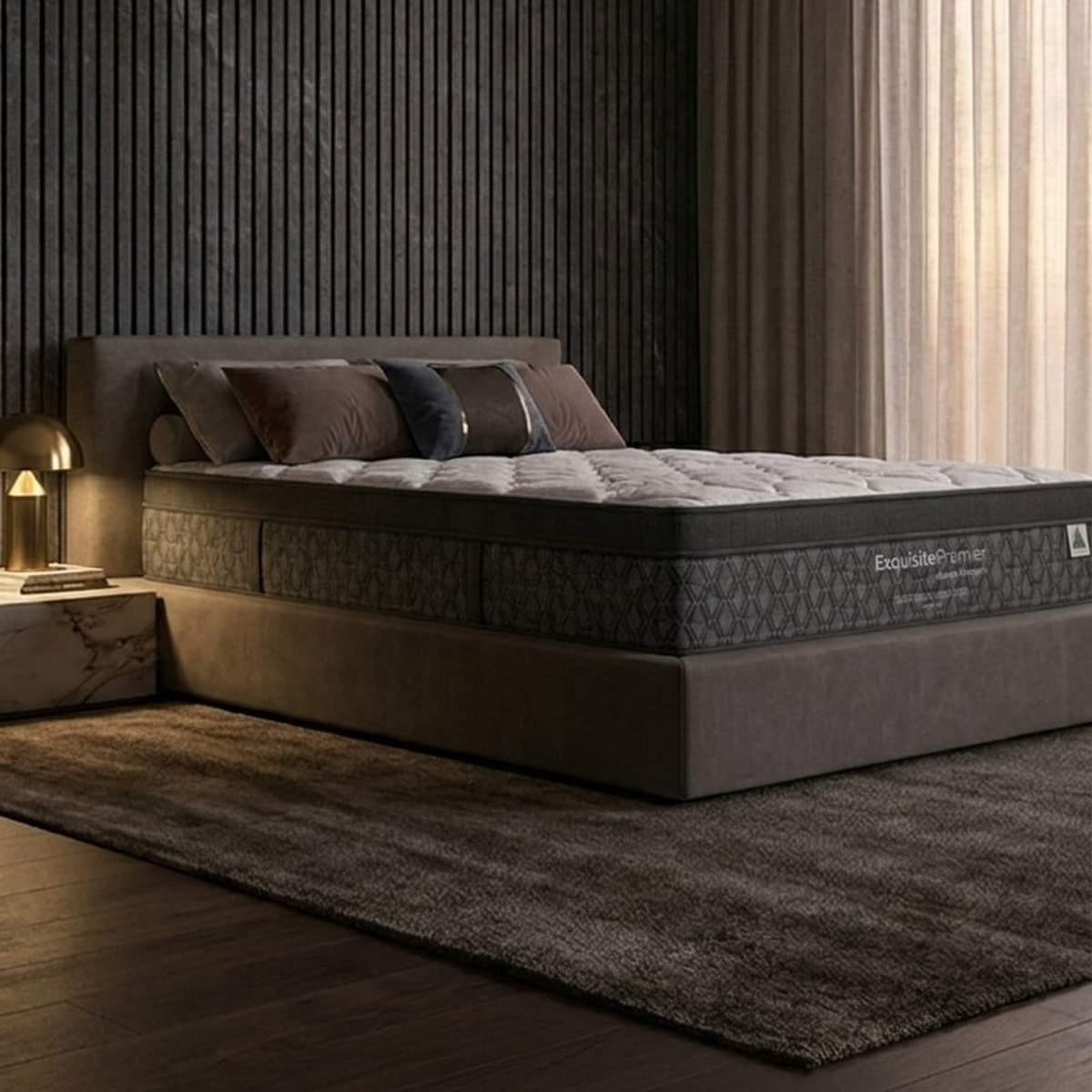 Therapedic Exquisite Premier Mattress in a bedroom