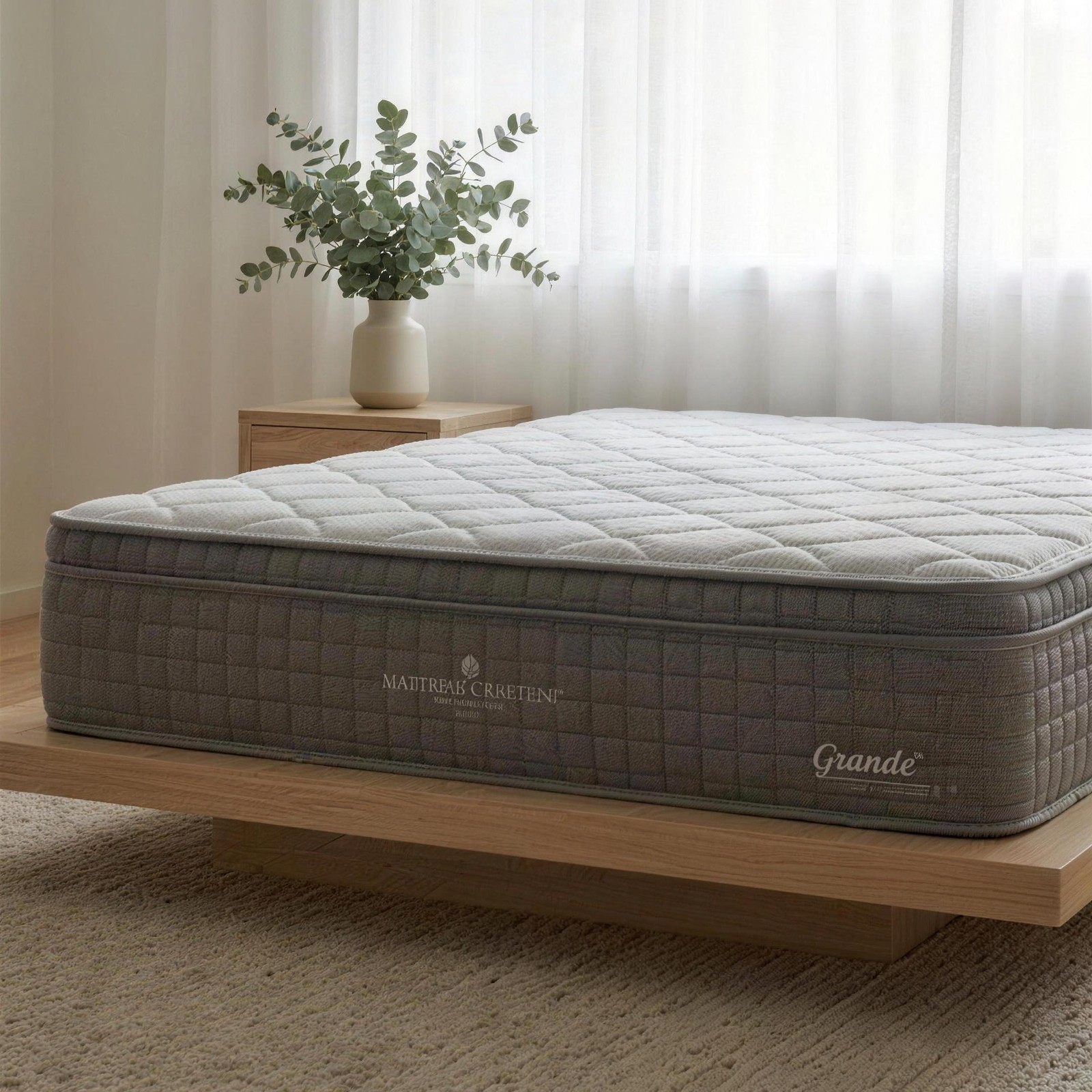 Grandeur Mattress in a bedroom