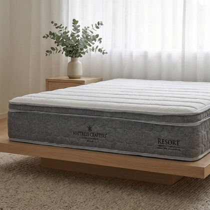 Resort Mattress in a bedroom