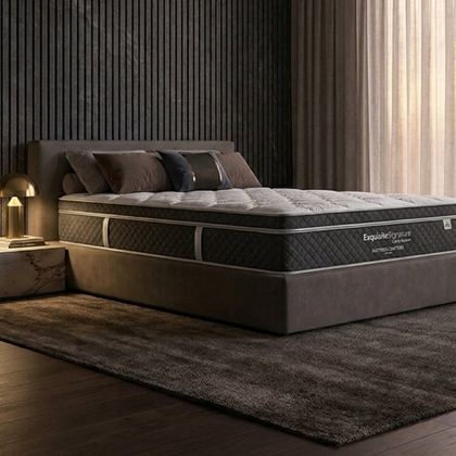 Therapedic Exquisite Signature Mattress in a bedroom