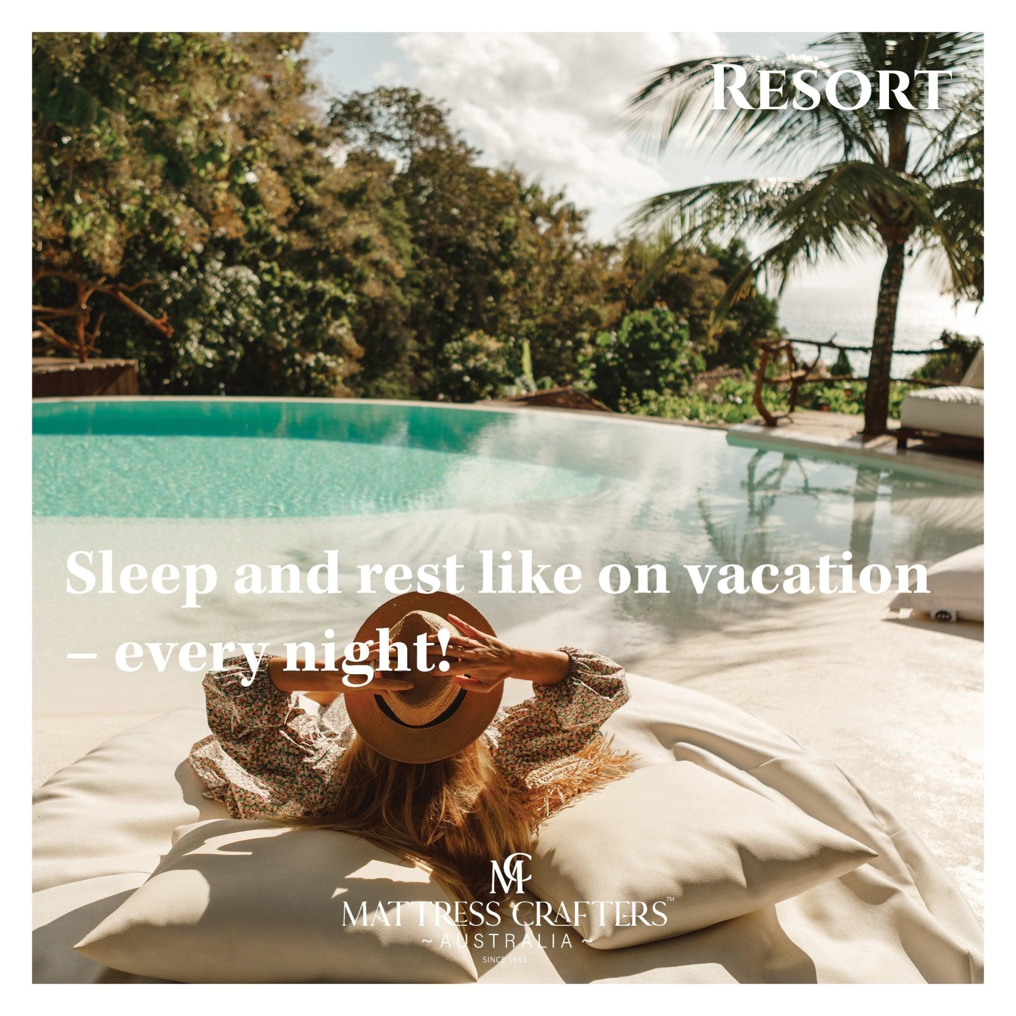 Resort Mattress sleep and rest like a vacation every night