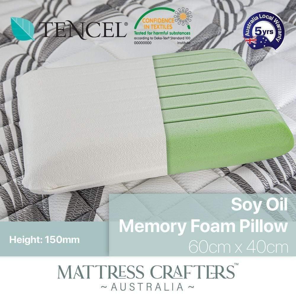 Soy Oil Memory Foam Pillow - Mattress Crafters