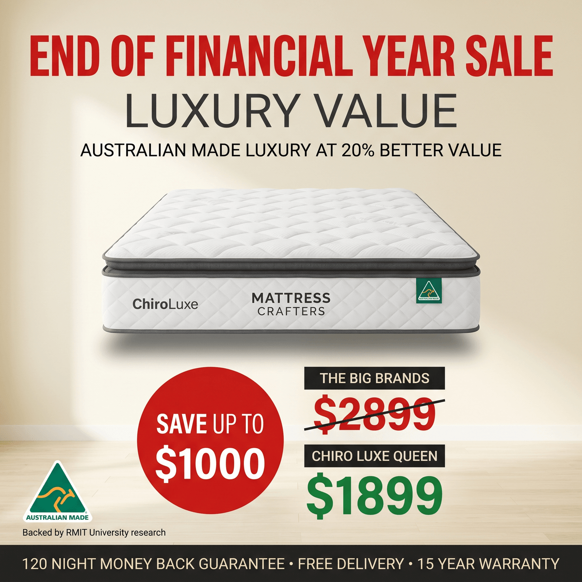 Save up to $640 on Chiro Luxe